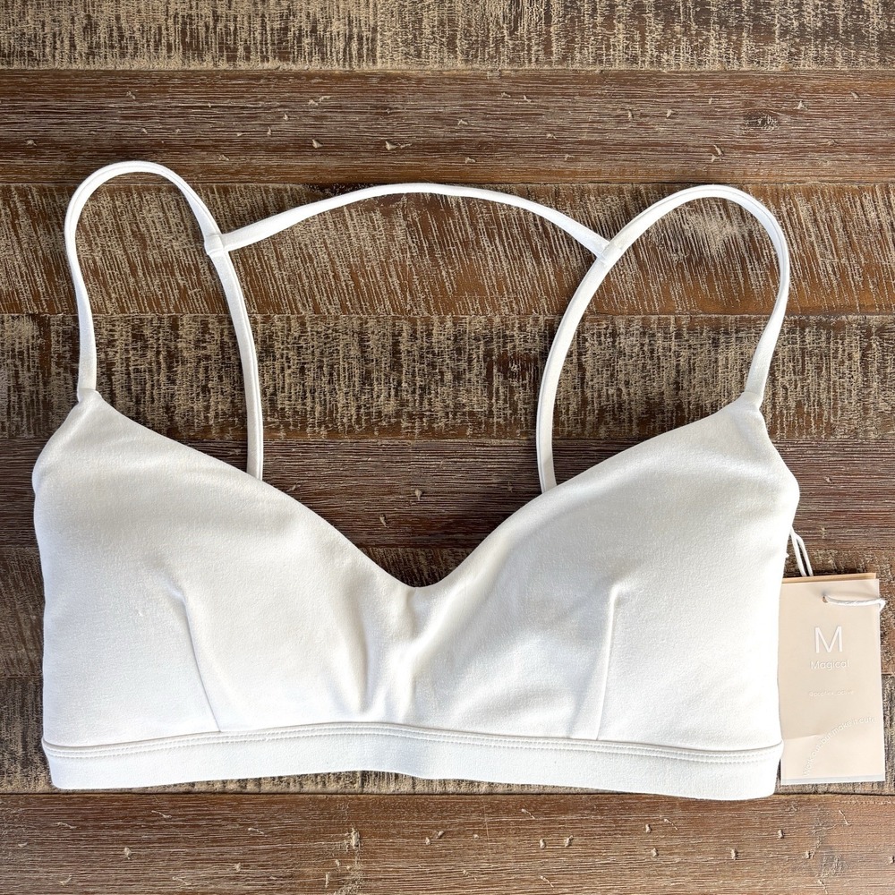Popflex Dainty Bra Medium Padded Wireless Sports Athleisure Lounge Yoga Pilates